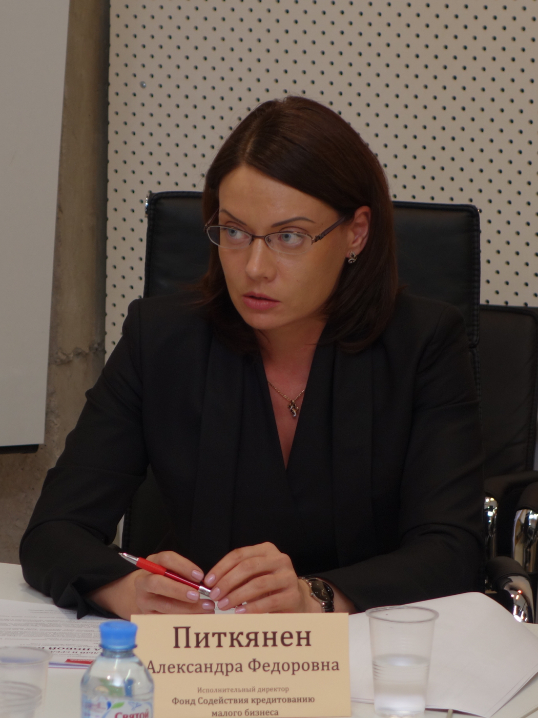 Александра Федоровна Питкянен — исполнительный директор Фонда Содействия кредитованию малого бизнеса