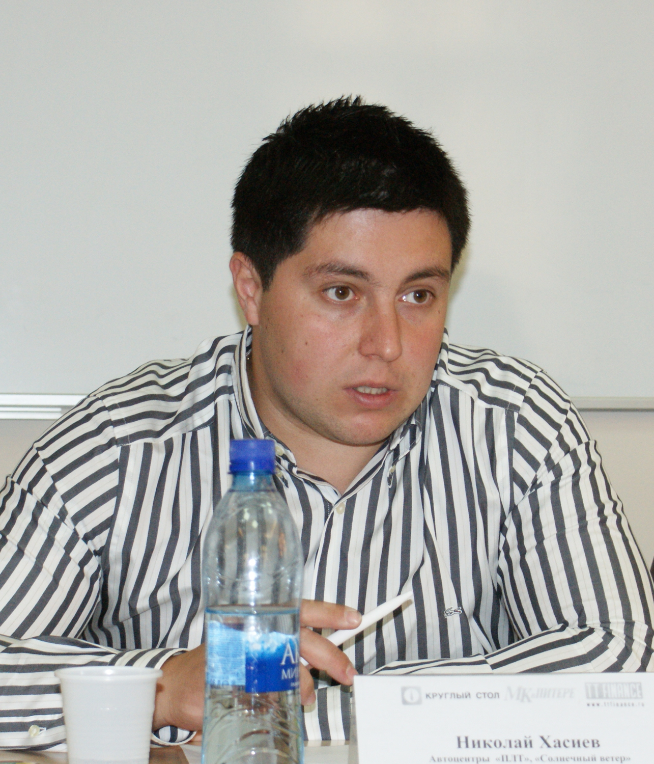 Николай Хасиев – директор по продажам Автоцентров  «ПЛТ», «Солнечный ветер»


