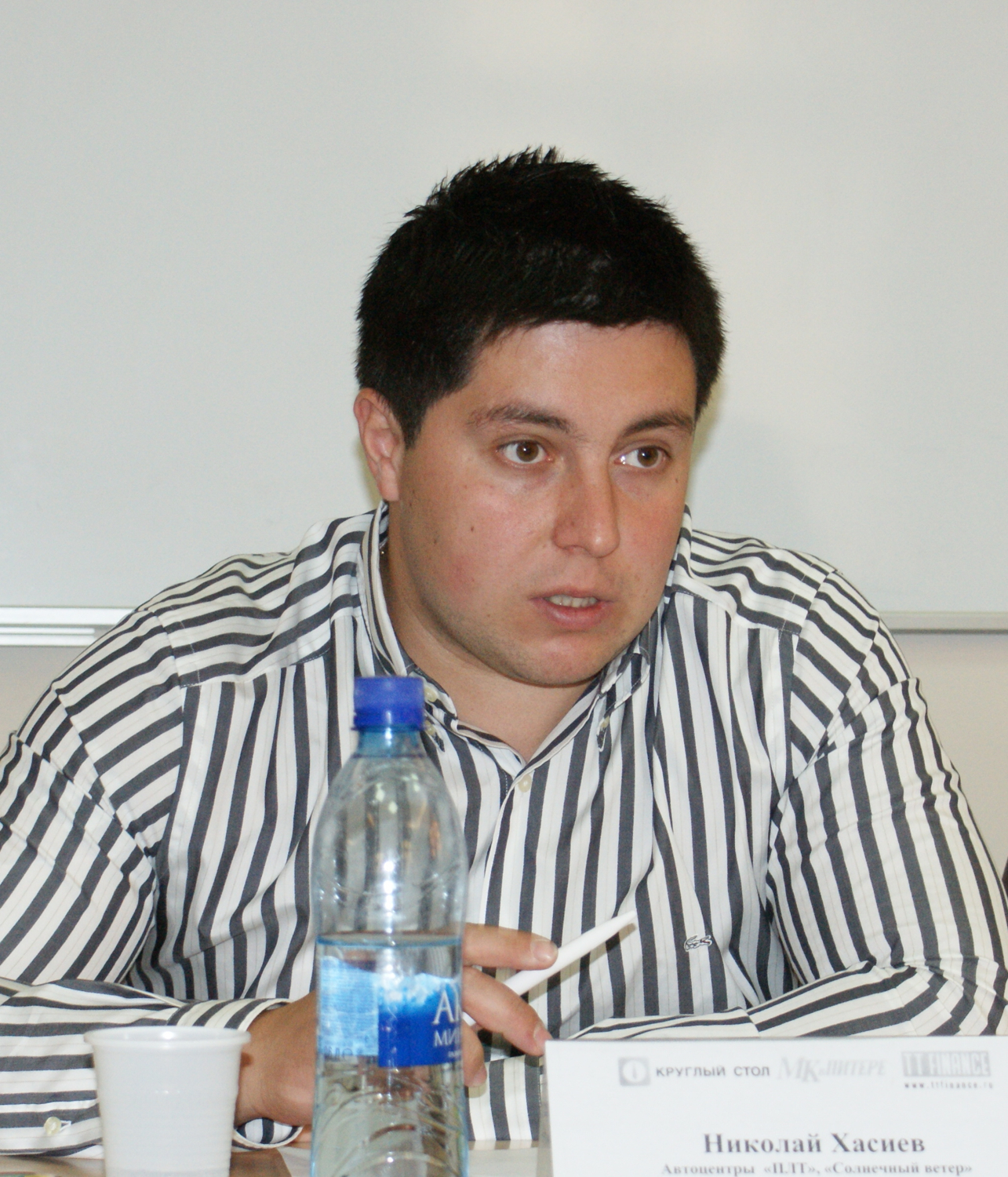 Николай Хасиев – директор по продажам Автоцентров «ПЛТ», «Солнечный ветер»