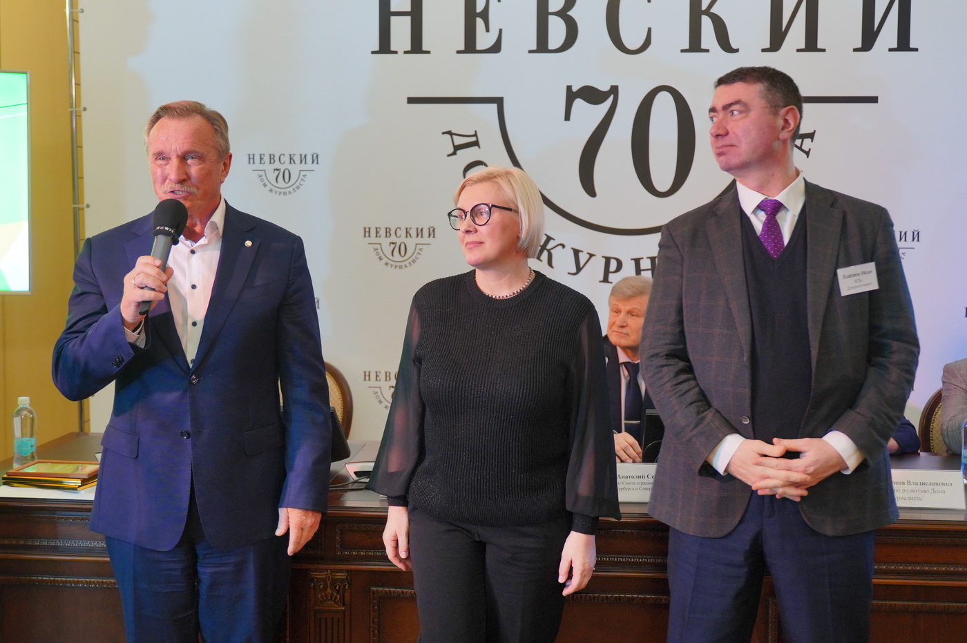 Белоусов Алексей Игоревич — генеральный директор «Объединения строителей Санкт-Петербурга», Гурская Анжелика Владимировна —Директор Северо-Западного филиала издания правительства РФ «Российская газета», Байлюк Иван Николаевич — магистр рейтинга, «ВТБ Деве