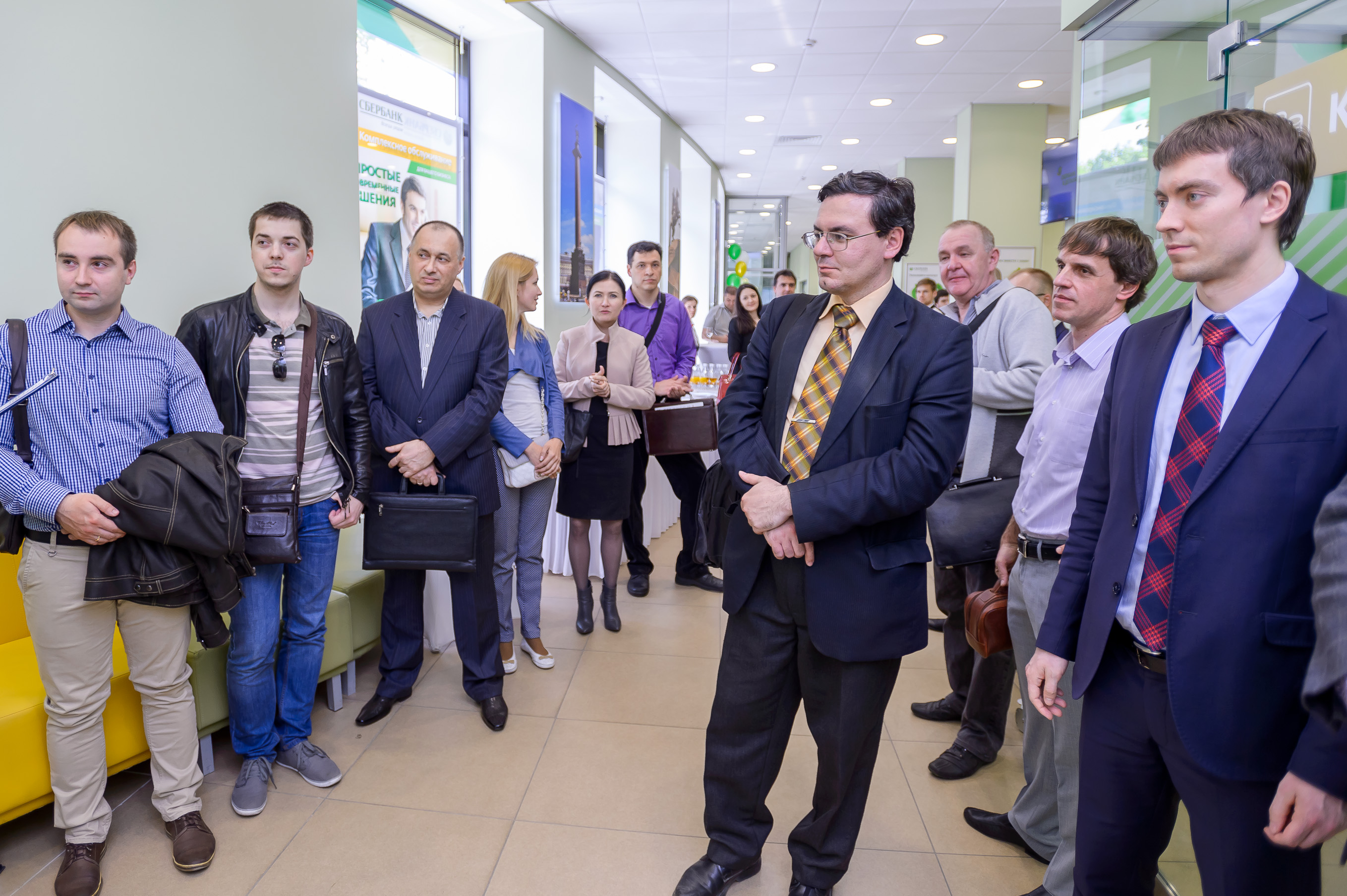 Открытие первого на Северо-Западе Центр электронного сервиса для корпоративных клиентов Сбербанка России